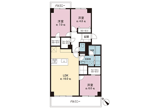 中古マンション 千葉市花見川区幕張町３丁目 JR中央・総武線幕張駅 2,288万円