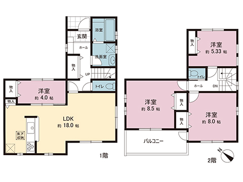 新築戸建 東京都青梅市長淵３丁目 JR青梅線河辺駅 2,580万円