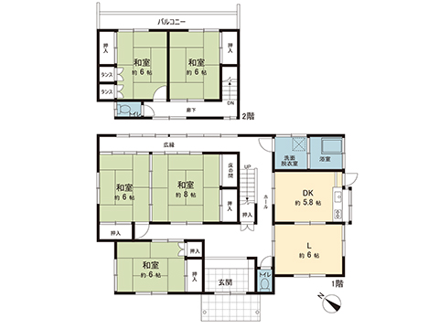 中古戸建 久喜市菖蒲町菖蒲 JR東北本線 (宇都宮線）久喜駅 1,250万円