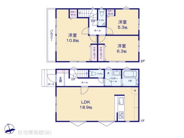 新築戸建 神奈川県横須賀市津久井３丁目9-6 京急久里浜線津久井浜駅 3,380万円