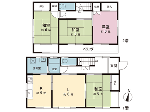 中古戸建 宇都宮市清原台６丁目 宇都宮芳賀ライト線清原地区市民センター前駅 1,499万円