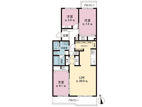 中古マンション 府中市晴見町２丁目 JR武蔵野線北府中駅 4,380万円