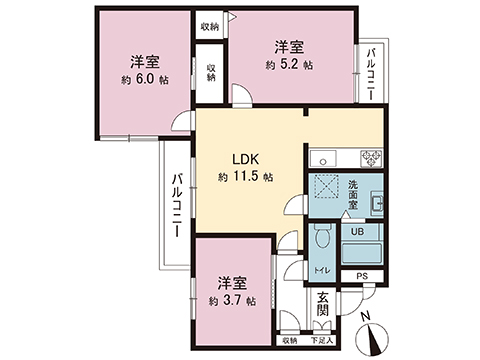 中古マンション 川崎市宮前区宮崎１丁目 東急田園都市線宮崎台駅 2,490万円