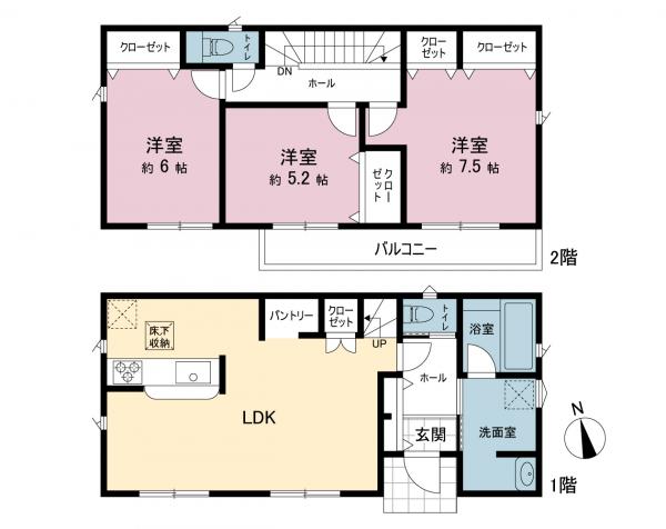 新築戸建 南足柄市関本 伊豆箱根鉄道大雄山線富士フイルム前駅 2,180万円