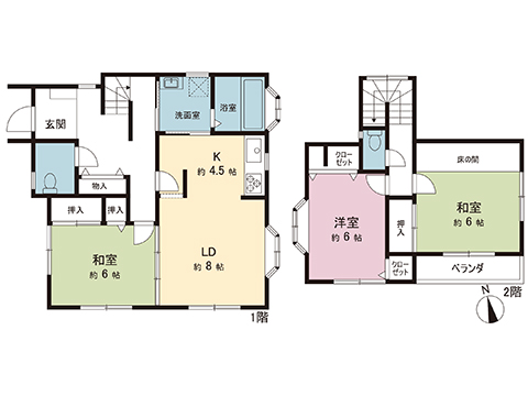 中古戸建 足柄上郡大井町金子 JR御殿場線相模金子駅 1,590万円