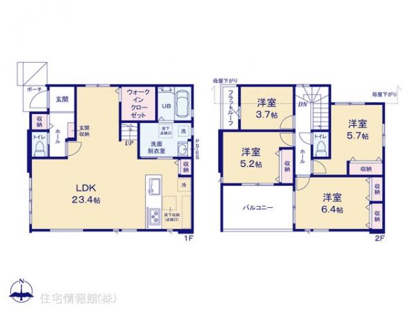 新築戸建 千葉県我孫子市湖北台５丁目10-18 JR成田線湖北駅 3,799万円