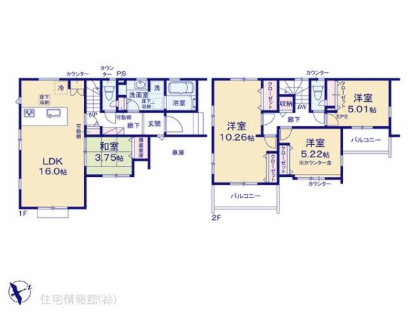 新築戸建 埼玉県ふじみ野市大井中央１丁目1094-11 東武東上線ふじみ野駅 4,590万円