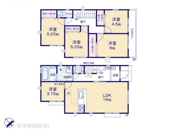 新築戸建 神奈川県横浜市泉区岡津町1307-7 相鉄いずみ野線弥生台駅 4,380万円