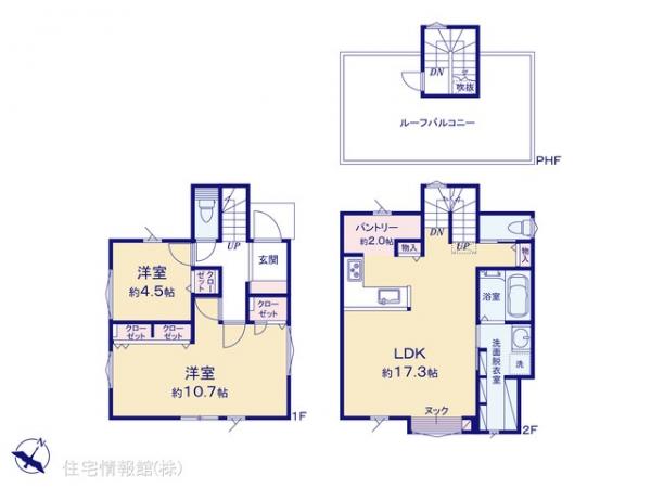 新築戸建 神奈川県海老名市大谷北２丁目27 小田急線海老名駅 4,280万円