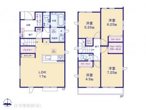 昭島市福島町7期3棟 間取り図