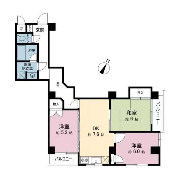 中古マンション 綾瀬市上土棚南２丁目 小田急江ノ島線長後駅 1,090万円