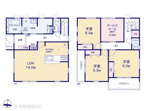 新築戸建 埼玉県さいたま市岩槻区並木１丁目9-5 東武野田線岩槻駅 2,980万円