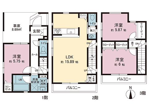 新築戸建 横浜市金沢区釜利谷東１丁目 京急本線金沢文庫駅 4,780万円
