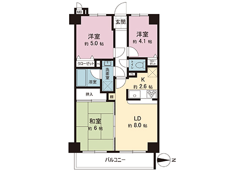 中古マンション 綾瀬市上土棚南２丁目 小田急江ノ島線長後駅 1,780万円