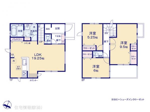 新築戸建 埼玉県志木市下宗岡４丁目18-13 JR武蔵野線北朝霞駅 3,398万円