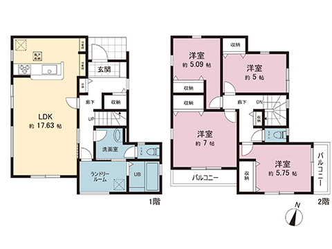 新築戸建 横浜市金沢区長浜２丁目 京急本線能見台駅 5,180万円