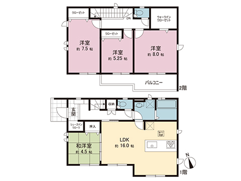 新築戸建 横浜市金沢区釜利谷西５丁目 京急本線金沢文庫駅 5,780万円
