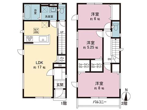 新築戸建 横浜市金沢区釜利谷南２丁目 京急本線金沢文庫駅 4,380万円