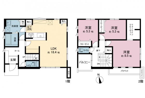 新築戸建 宇都宮市今宮１丁目 東武宇都宮線江曽島駅 3,380万円