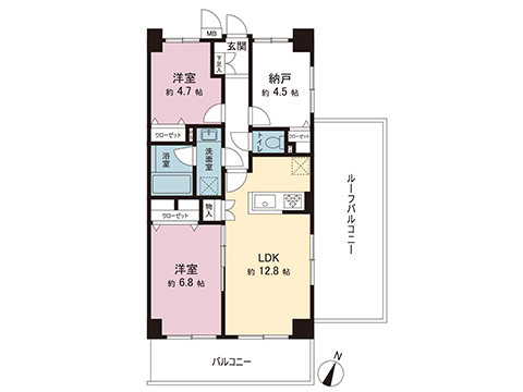 中古マンション 流山市前ケ崎 千代田常磐線北小金駅 2,899万円
