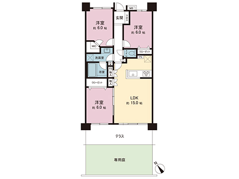 中古マンション 流山市向小金４丁目 千代田常磐線南柏駅 3,180万円