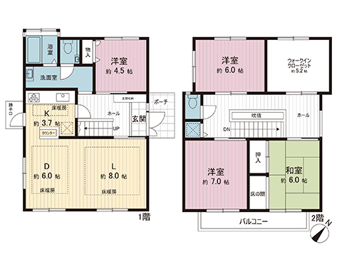 中古戸建 春日部市中央３丁目 東武野田線八木崎駅 2,350万円