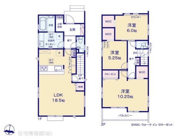 新築戸建 埼玉県ふじみ野市仲１丁目 東武東上線上福岡駅 3,598万円