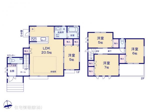 新築戸建 神奈川県横浜市戸塚区南舞岡１丁目35-19 横浜市営地下鉄ブルーライン下永谷駅 6,498万円
