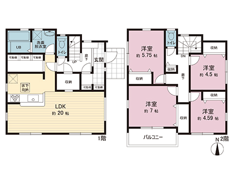 新築戸建 横浜市金沢区東朝比奈３丁目 京急逗子線六浦駅 4,880万円