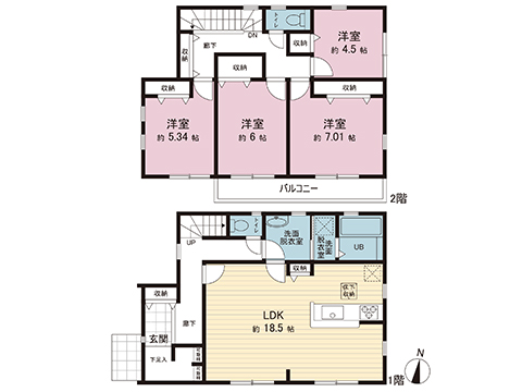 新築戸建 横浜市金沢区六浦３丁目 京急本線金沢文庫駅 4,480万円