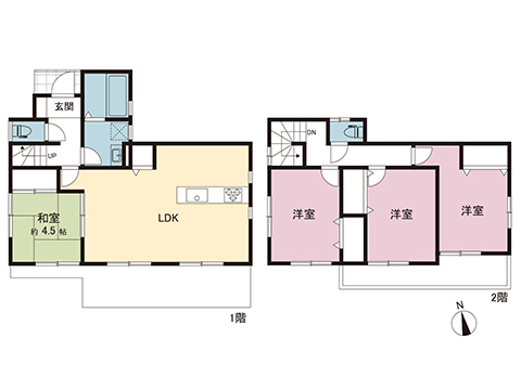 中古戸建 大和市下鶴間 東急田園都市線つきみ野駅 3,680万円