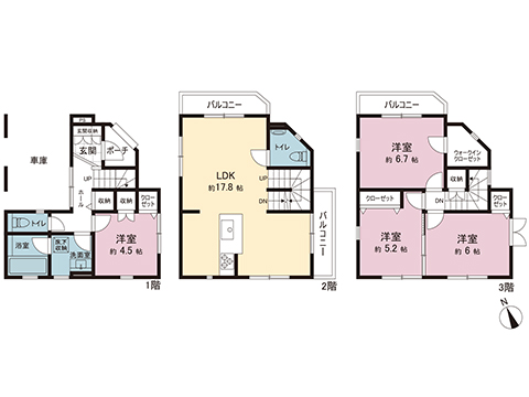 中古戸建 藤沢市みその台 小田急江ノ島線善行駅 3,380万円