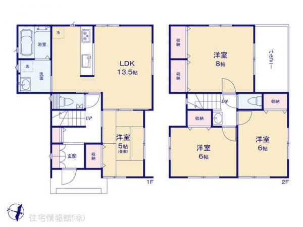 新築戸建 埼玉県さいたま市桜区大字下大久保1086-1 JR埼京線南与野駅 3,990万円