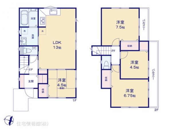 新築戸建 埼玉県さいたま市桜区大字下大久保1086-1 JR埼京線南与野駅 3,990万円