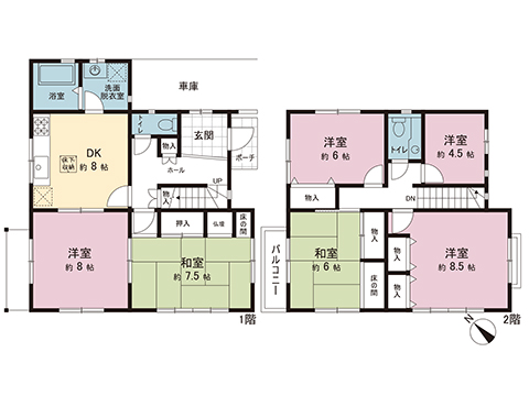 中古戸建 綾瀬市寺尾北３丁目 相鉄本線かしわ台駅 2,380万円