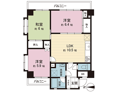中古マンション 綾瀬市蓼川２丁目 相鉄本線相模大塚駅 1,790万円