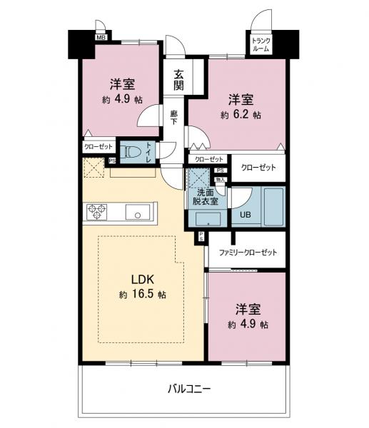 中古マンション 宇都宮市錦３丁目 JR東北新幹線宇都宮駅 2,490万円