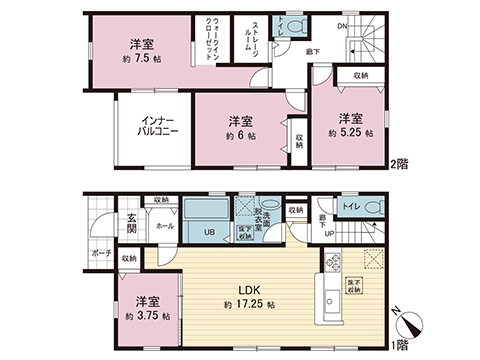 新築戸建 加須市南大桑 東武伊勢崎線花崎駅 2,580万円