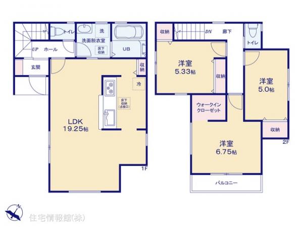 新築戸建 埼玉県富士見市渡戸３丁目 東武東上線ふじみ野駅 3,280万円