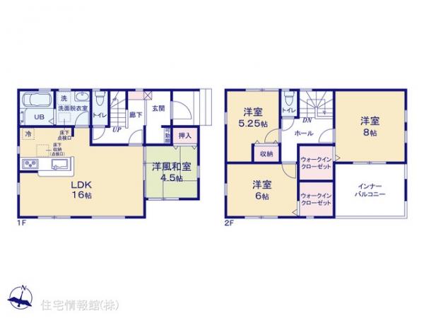新築戸建 埼玉県幸手市中５丁目 東武日光線幸手駅 2,780万円