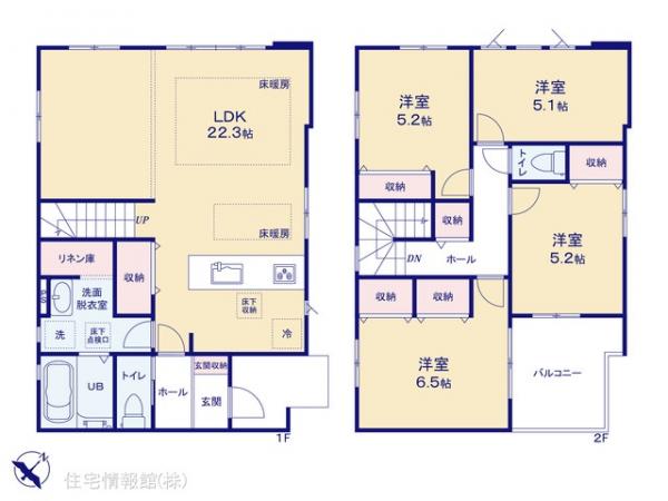 新築戸建 埼玉県越谷市瓦曽根１丁目 東武伊勢崎線越谷駅 5,999万円