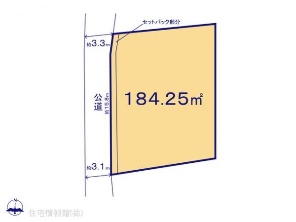 土地 神奈川県横浜市旭区上白根２丁目43-22 JR横浜線中山駅 3,180万円