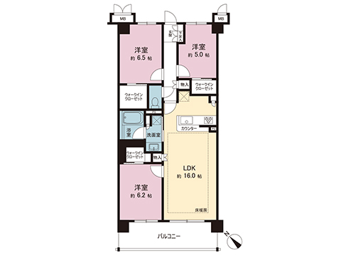 中古マンション 多摩市諏訪４丁目 小田急多摩線はるひ野駅 3,800万円