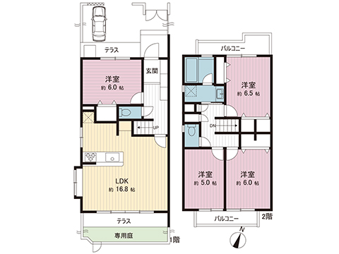 中古マンション 多摩市聖ヶ丘２丁目 京王相模原線京王永山駅 2,980万円