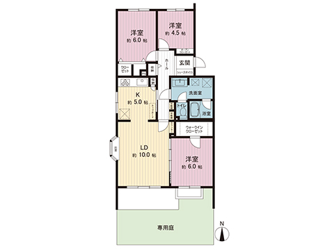 中古マンション 多摩市豊ヶ丘２丁目 小田急多摩線小田急多摩センター駅 2,799万円