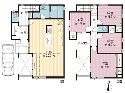 新築戸建 春日部市中央７丁目 東武伊勢崎線春日部駅 3,780万円