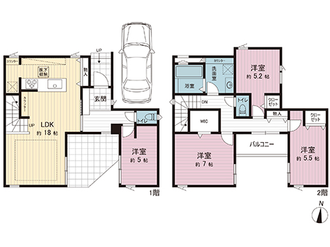 新築戸建 春日部市中央７丁目 東武伊勢崎線春日部駅 3,280万円