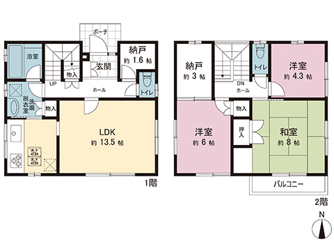 中古戸建 厚木市棚沢 JR相模線相武台下駅 2,080万円
