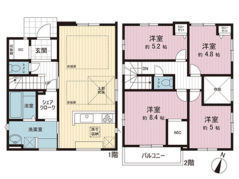 新築戸建 藤沢市大庭 JR東海道本線(東京〜熱海)辻堂駅 4,759万円