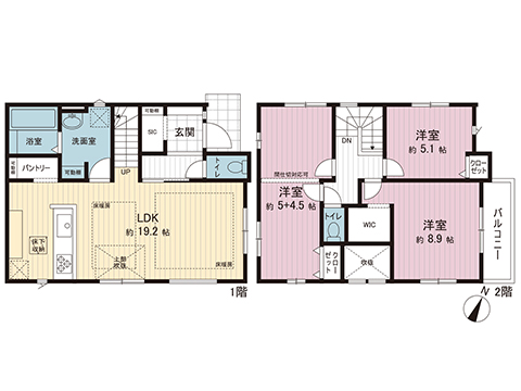 新築戸建 藤沢市大庭 JR東海道本線(東京〜熱海)辻堂駅 4,999万円